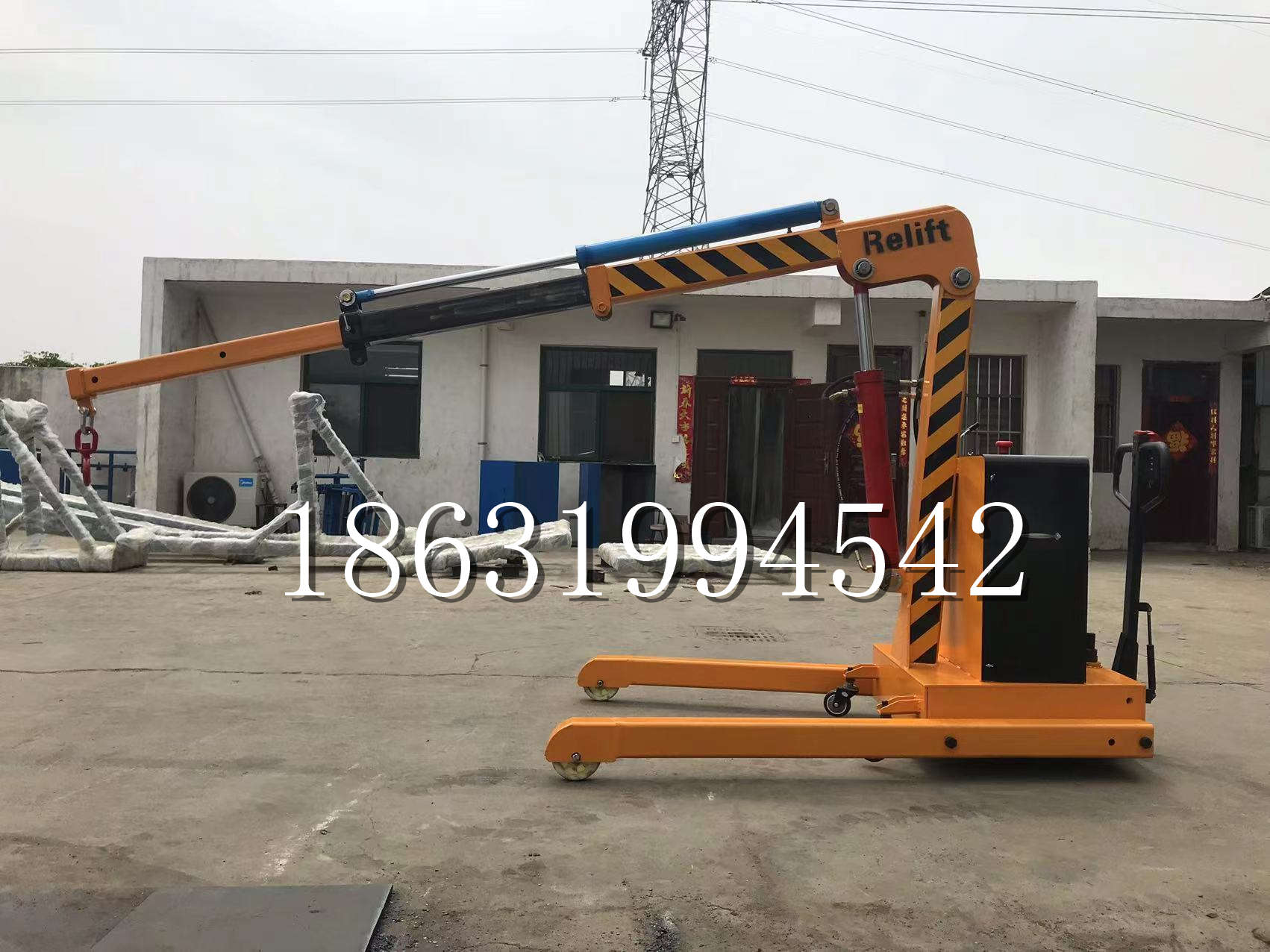 迁安市久征定做3吨三轮随车吊 农用园林绿化移树吊 平板工程用小吊机